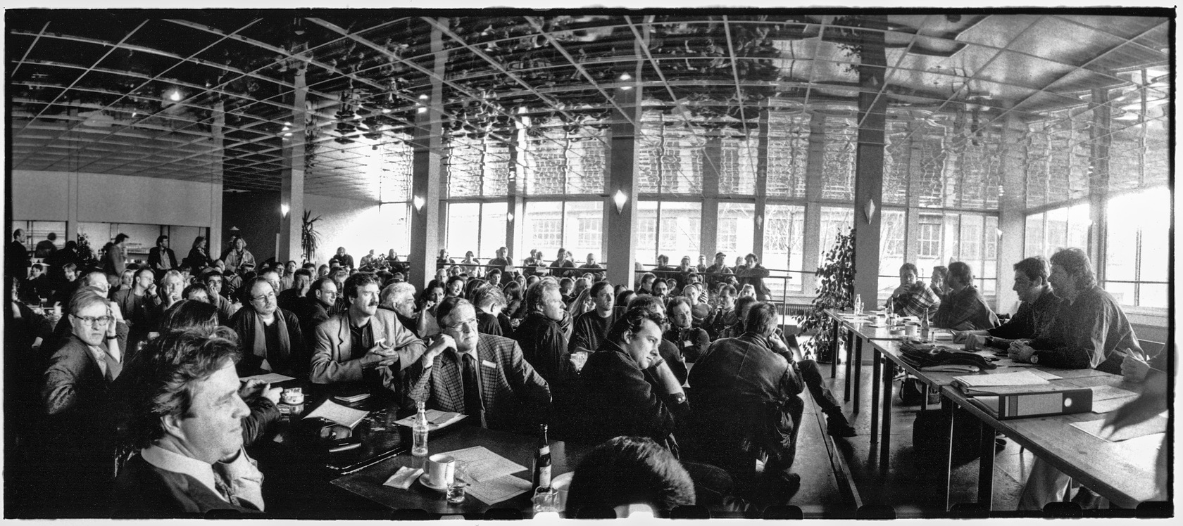 FREELENS Gründungsveranstaltung in der Kampnagel-Kantine 1995  Foto: Felix Borkenau
